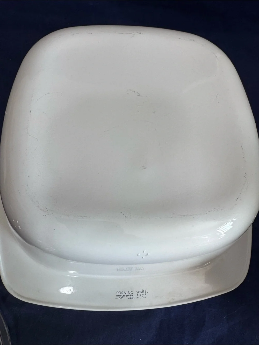 Corning Ware Blue Cornflower 4 Qt Dutch Oven P-34-B with lid P-12-c and trivet